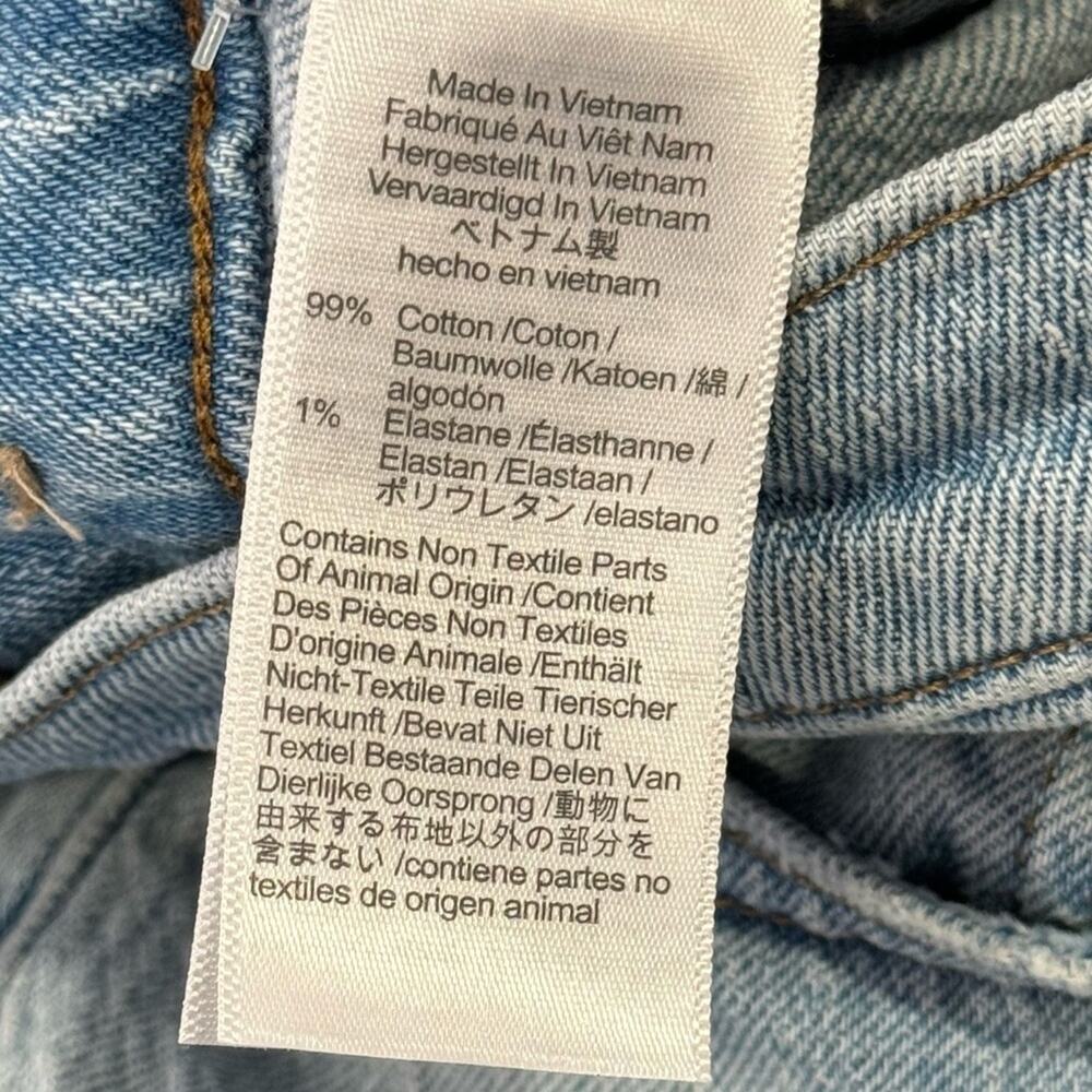 Madewell The High-Rise Slim Crop Boyjean in Dumas Wash: Ripped Edition MC556 W29 - Picture 9 of 14